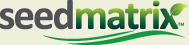 A graphic of the SeedMatrix logo
